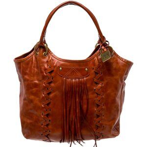 Frye Layla Leather Hobo Tote EUC RARE